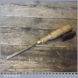 Vintage Carpenter’s 3/8” Firmer Chisel Ash Handle - Sharpened Honed