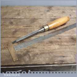 Vintage Forged Steel Bevel Edge Chisel By Probably By MARPLES