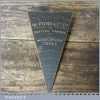 Rare Vintage W Pond & Co Ltd Ironmonger’s Painted Brass Advertising Sign