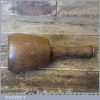 Vintage Beechwood Wood Carving Mallet Ash Handle - Good Condition
