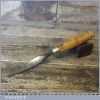 Vintage W Marples Shamrock 3/4” Curved Woodcarving Gouge Chisel - Sharpened