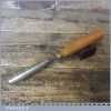 Vintage No: 6 S J Addis 7/8” Straight Wood Carving Gouge Chisel - Sharpened