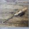 Vintage Bedford Carpenter’s 3/8” Firmer Chisel - Fully Refurbished