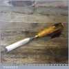 Vintage Robert Sorby 15/16” Wood Carving Gouge Chisel - Sharpened Honed