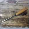 Vintage Hero German 1/2” Straight Deep Woodcarving Gouge Chisel - Sharpened Honed