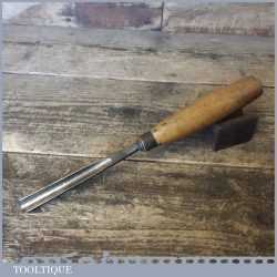 Vintage Hero German 1/2” Straight Deep Woodcarving Gouge Chisel - Sharpened Honed