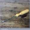 Vintage H Taylor Acorn 7/16” Woodcarving Spoon Gouge Chisel - Sharpened Honed