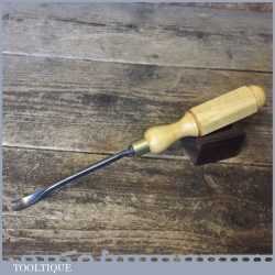 Vintage H Taylor Acorn 7/16” Woodcarving Spoon Gouge Chisel - Sharpened Honed