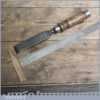 Vintage Forged Steel Greenwood Firmer Chisel by F WOODCOCK of Sheffield