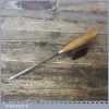 Vintage W Marples 1/4” Carpenter’s Incannel Gouge Chisel - Sharpened Honed