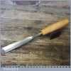 Vintage Stormont 15/16” Straight Wood Carving Incannel Gouge Chisel - Sharpened