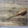 Vintage S J Addis 5/16” Straight Wood Carving Gouge Chisel - Fully Refurbished