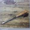 Vintage Herring Bros 1/2” Straight Wood Carving Gouge Chisel