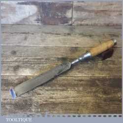 Vintage 1 7/16” Socketed Timber Framing Firmer Chisel - Sharpened Honed