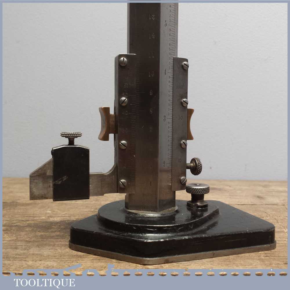 Vintage Chesterman No. 369 Engineers 14" Vernier Height Gauge Tooltique