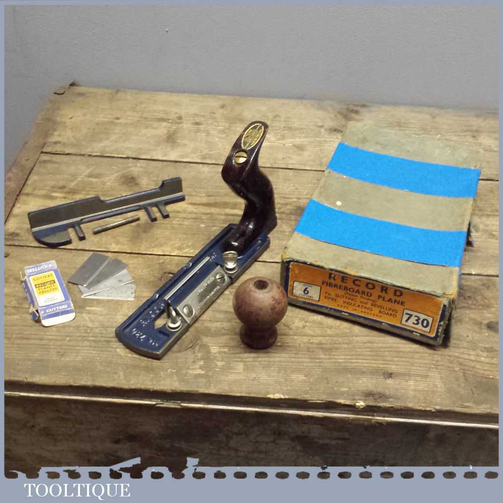 Vintage RECORD UK Model 730 Fibreboard Plane