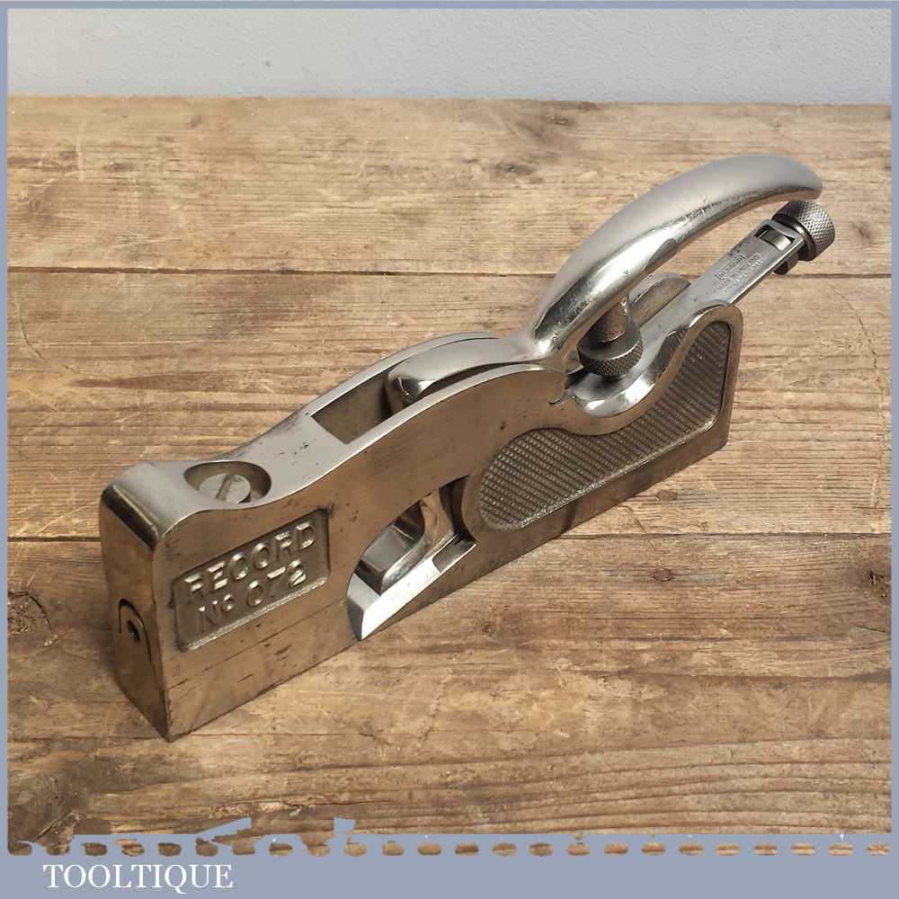 Vintage Record No: 072 Shoulder Plane – Good Original Condition
