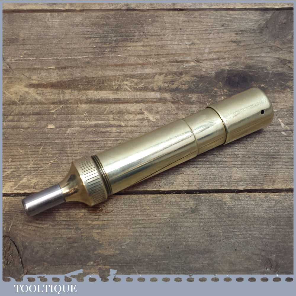 Vintage Tecalemit Brass Grease Gun Motor Cycle Tool Kit BSA Triumph AJS