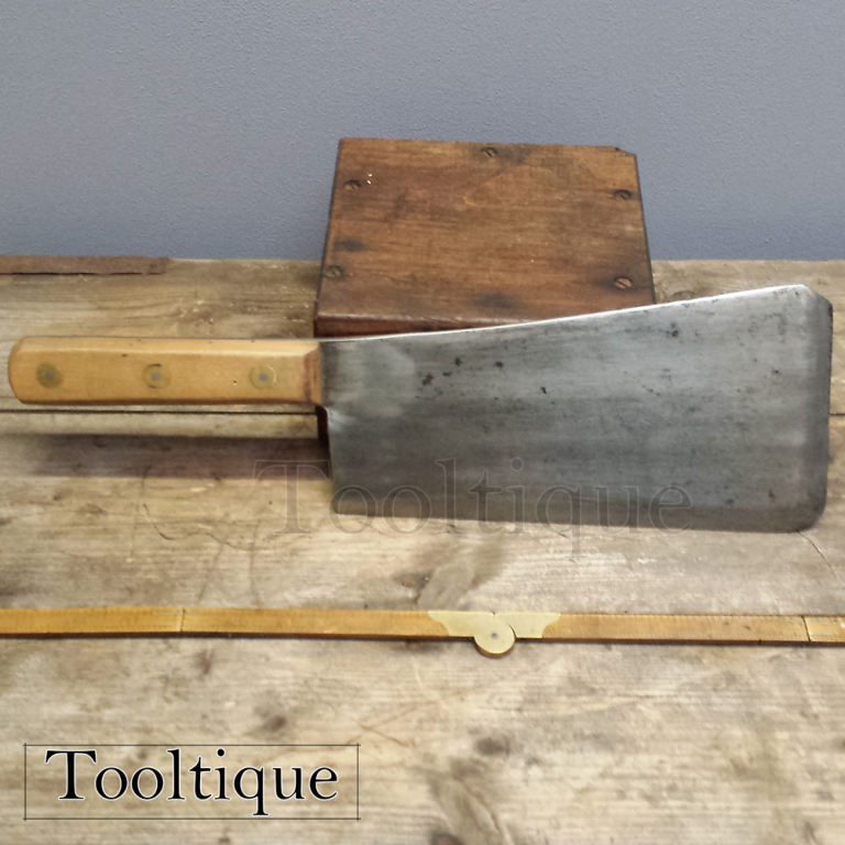 Vintage Butchers Meat Cleaver By Elwell Kitchenalia Tooltique