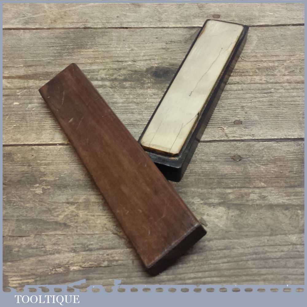 Old 6" Belgian Coticule Sharpening Hone Wet Stone Straight Razor - Dressed Flat