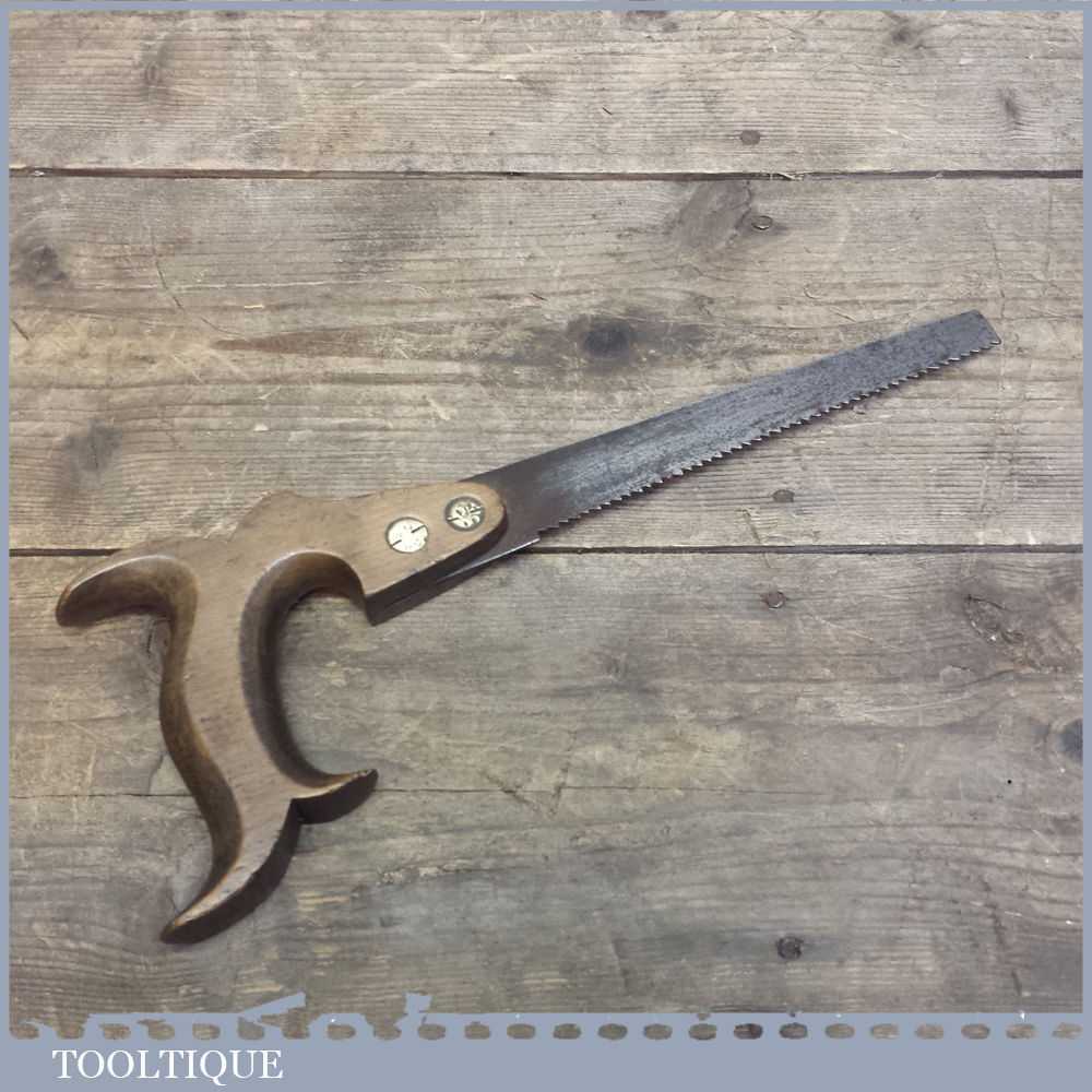 Rare Antique Keyhole Saw by Holland of London - Woodworking Tool