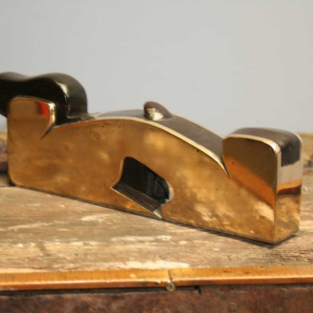 Antique Gunmetal Horned Rosewood infill Shoulder Plane Steel Soled - G Miller