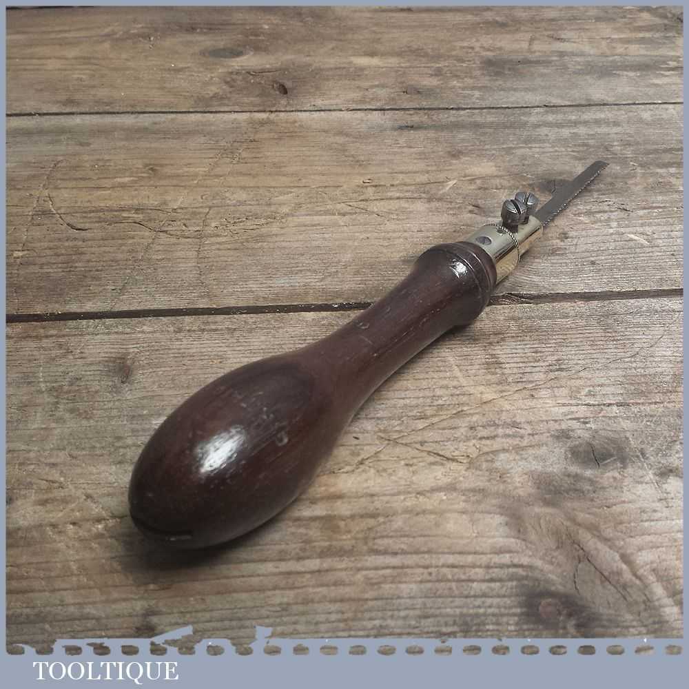 Antique Brass & Rosewood Handled Pad Saw – Old Keyhole Tool