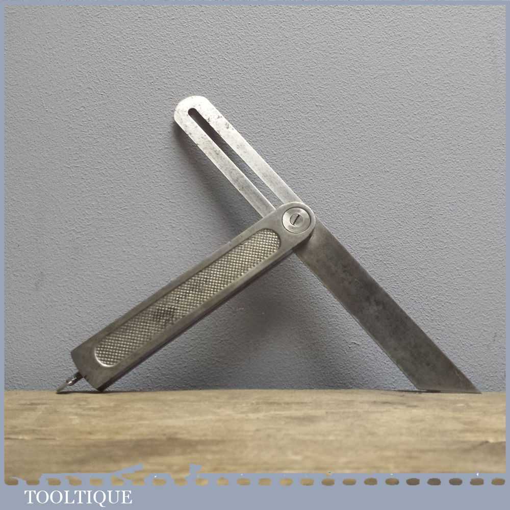 Vintage-Stanley-No18-USA-Steel-Sliding-Bevel-Quick-Release-Tool