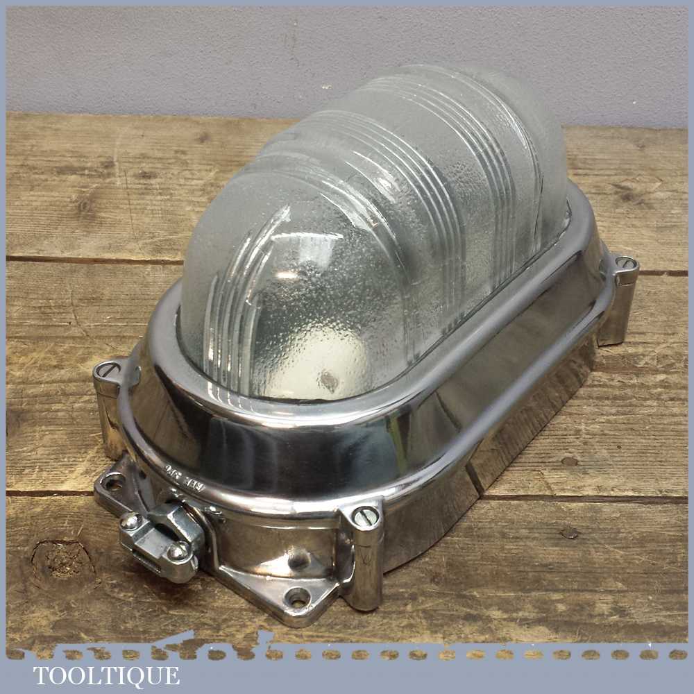 Vintage Coughtrie Bulkhead Industrial SP6 lights - Polished