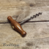 A nice Vintage Corkscrew With Rosewood Handle In Good Condition